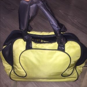 Lululemon gym bag. Neon yellow